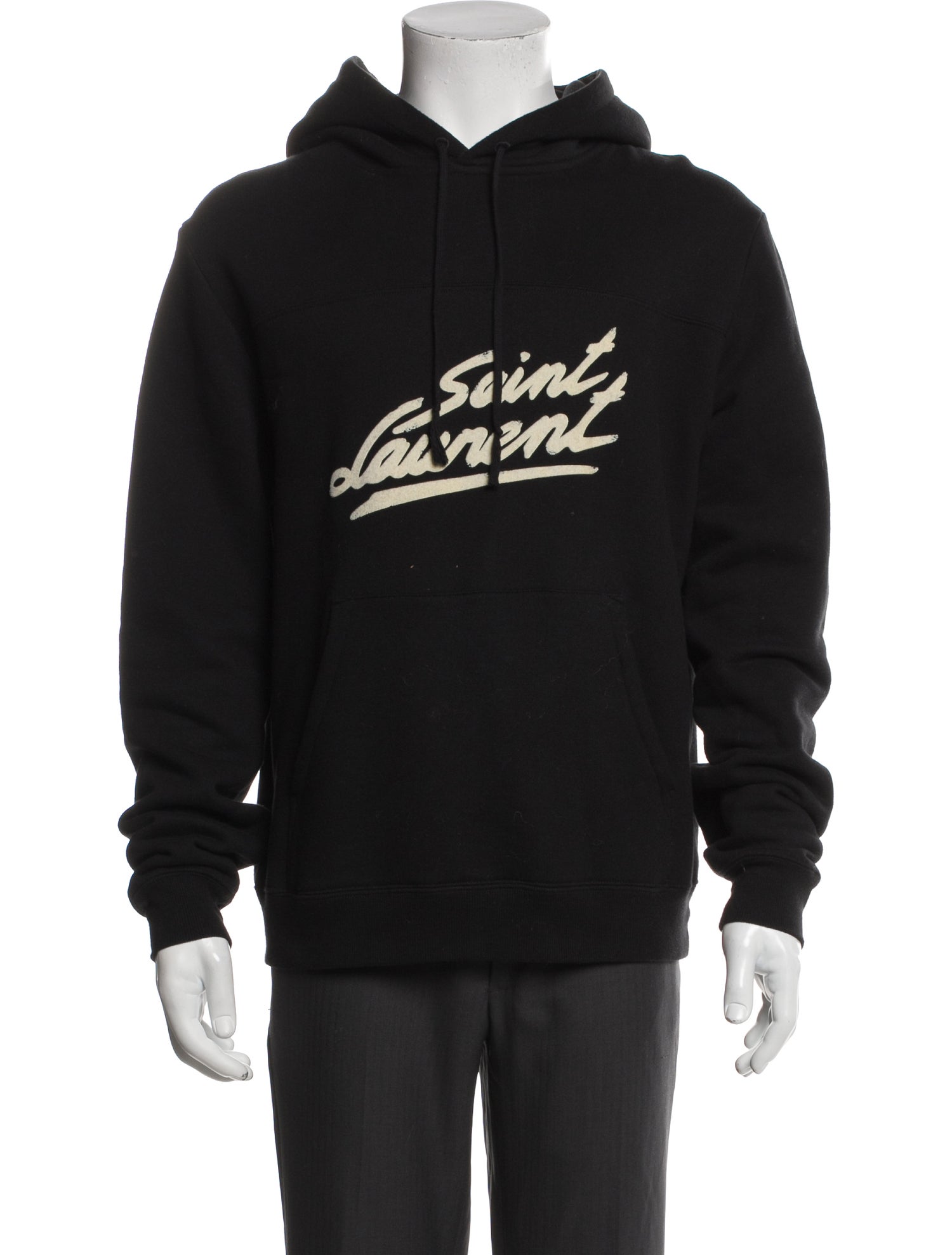 Saint Laurent 2020 Signature Logo Hoodie