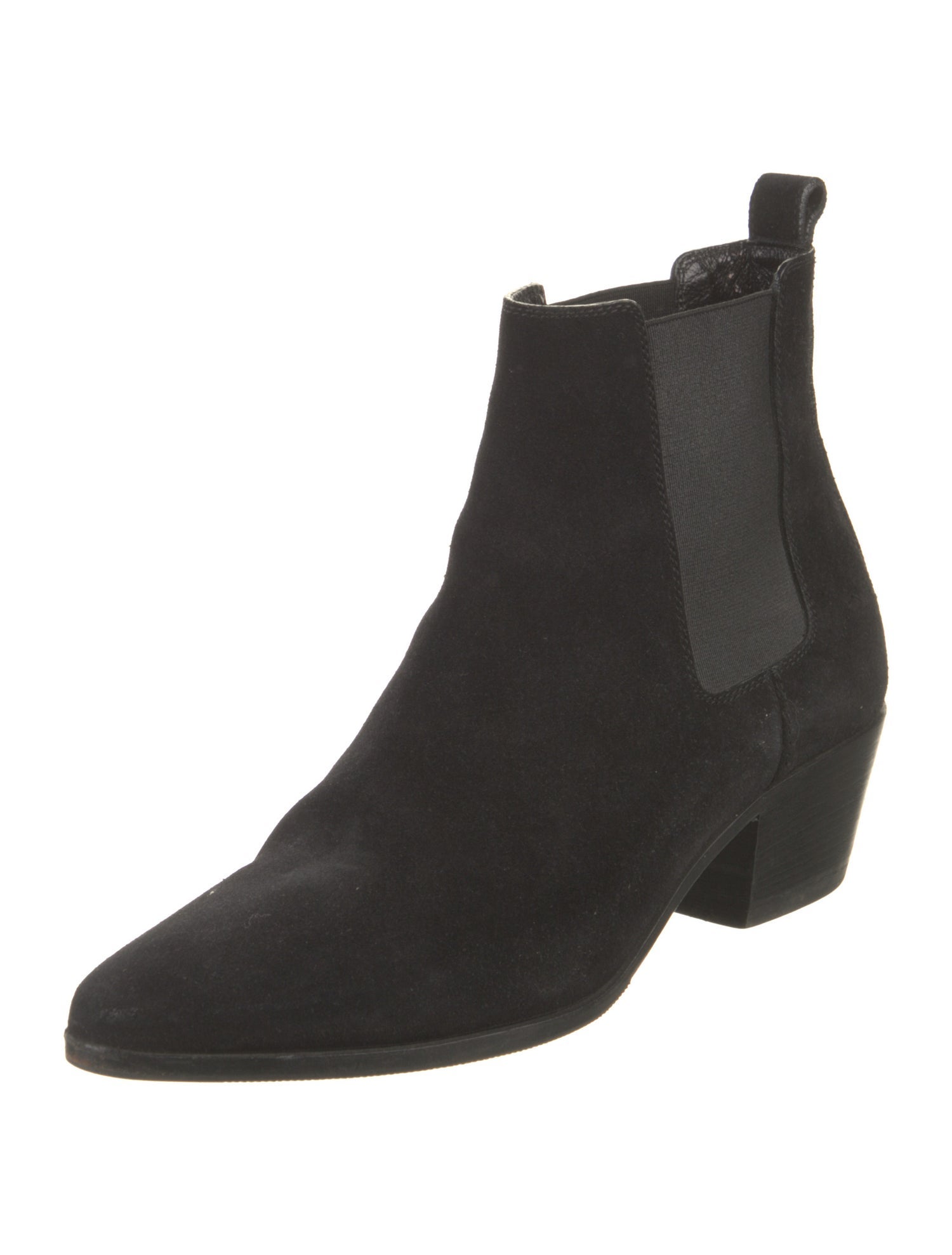 Saint Laurent Suede Chelsea Boots