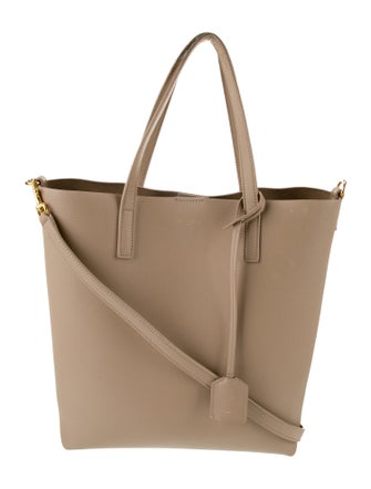 Saint Laurent Leather North/South Shopping Tote Toy 2023