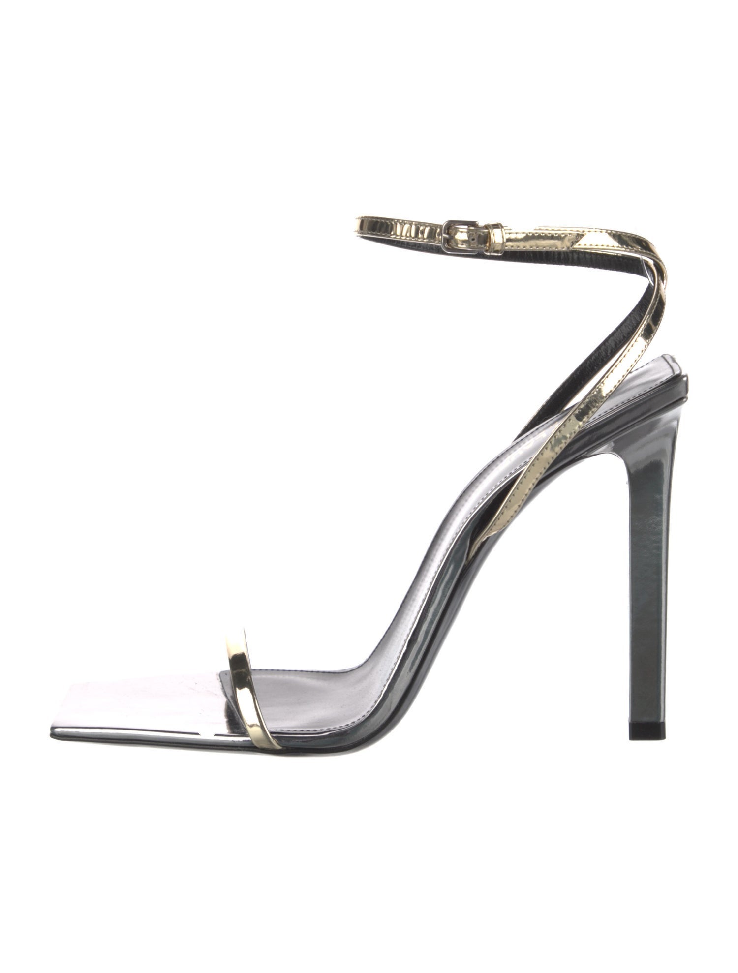 Saint Laurent Patent Leather Sandals