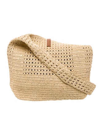 Saint Laurent Raffia Minaudière