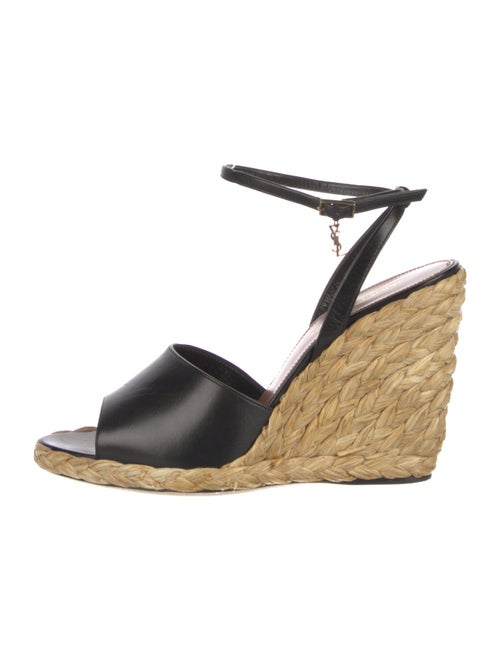 Saint Laurent Leather Espadrilles
