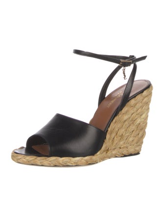 Saint Laurent Leather Espadrilles
