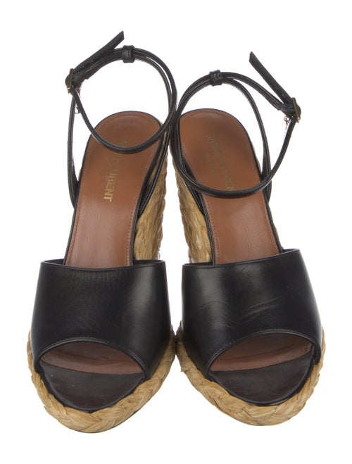 Saint Laurent Leather Espadrilles