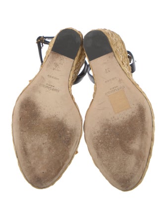 Saint Laurent Leather Espadrilles