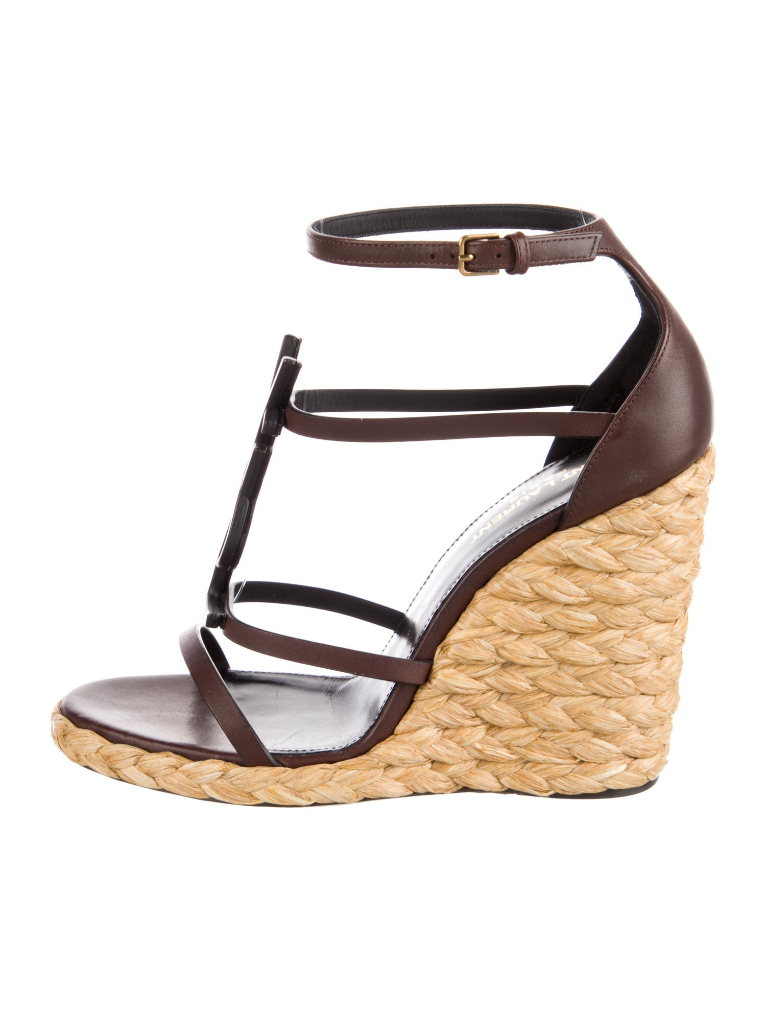 Saint Laurent Leather Espadrilles