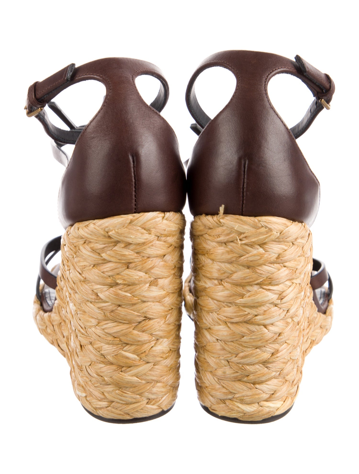 Saint Laurent Leather Espadrilles