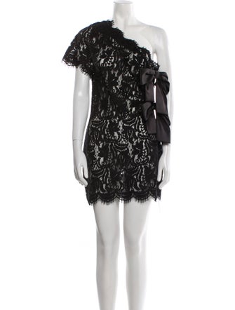 Saint Laurent Lace Mini Dress