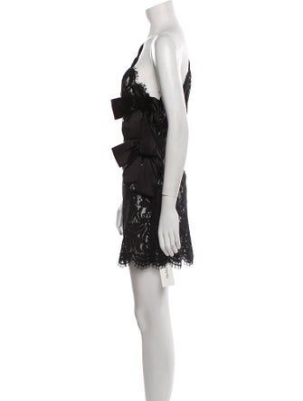 Saint Laurent Lace Mini Dress