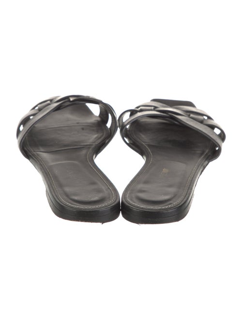 Saint Laurent Leather Slides