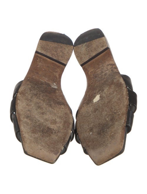 Saint Laurent Leather Slides