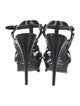 Saint Laurent Patent Leather T-Strap Sandals