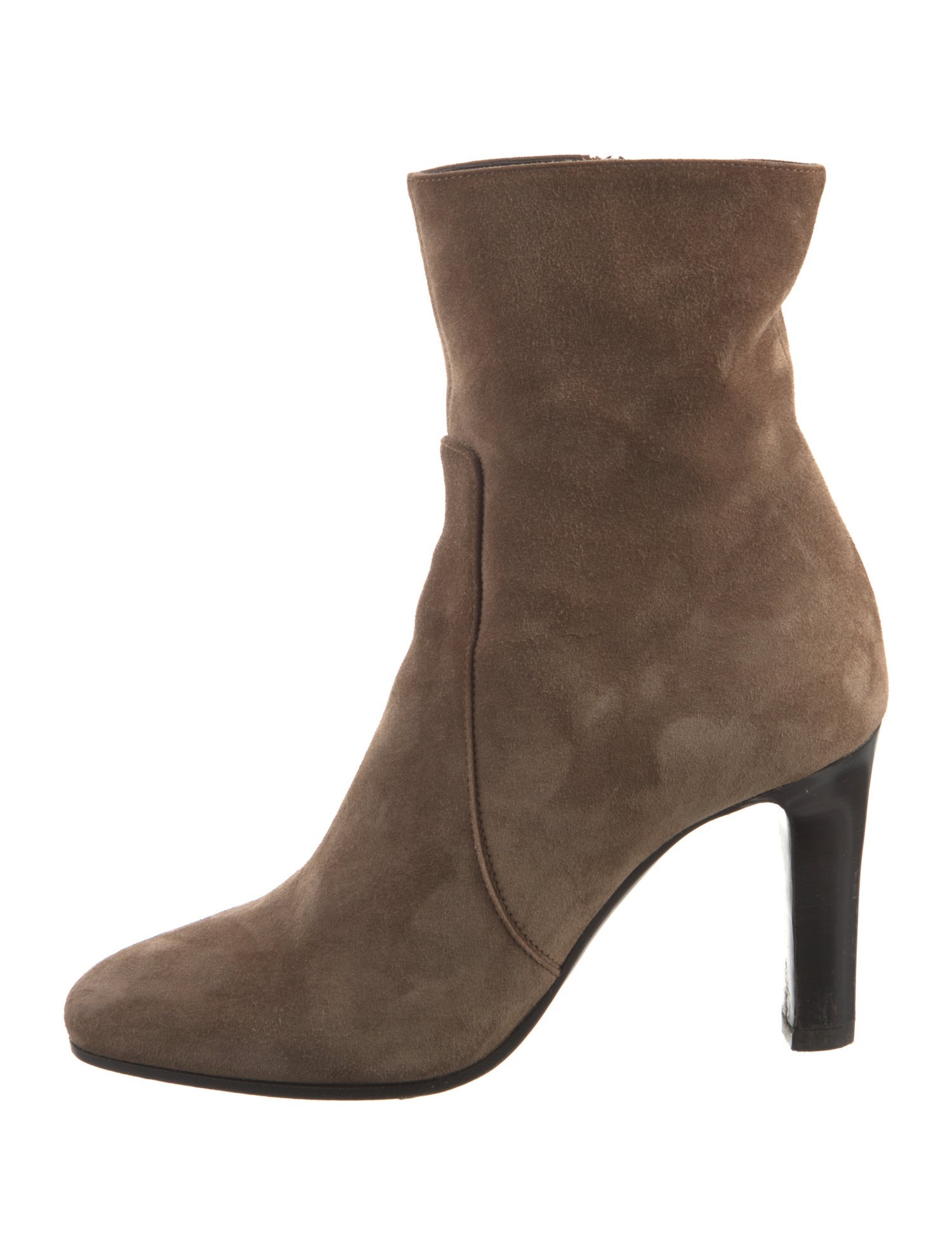 Saint Laurent Suede Colorblock Pattern Boots