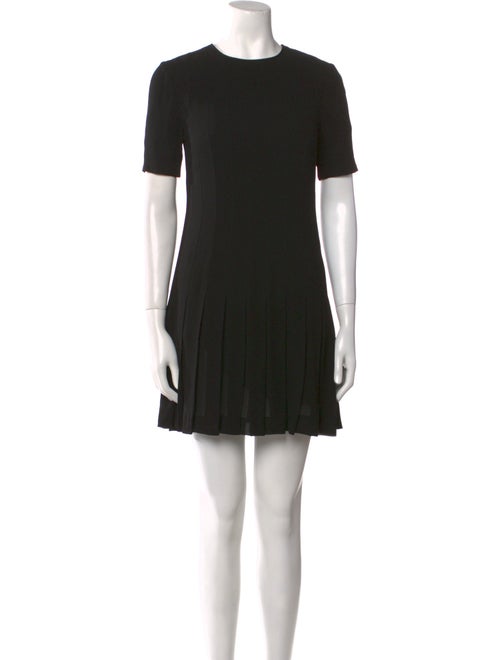 Saint Laurent Crew Neck Mini Dress