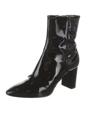 Saint Laurent Patent Leather Boots