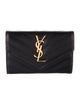 Saint Laurent Leather Compact Wallet