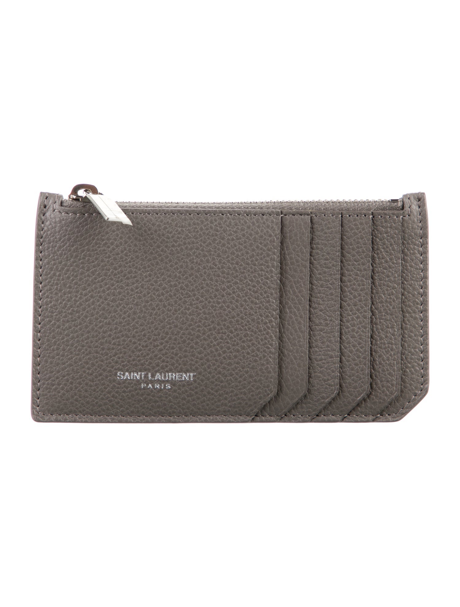 Saint Laurent Leather Card Holder