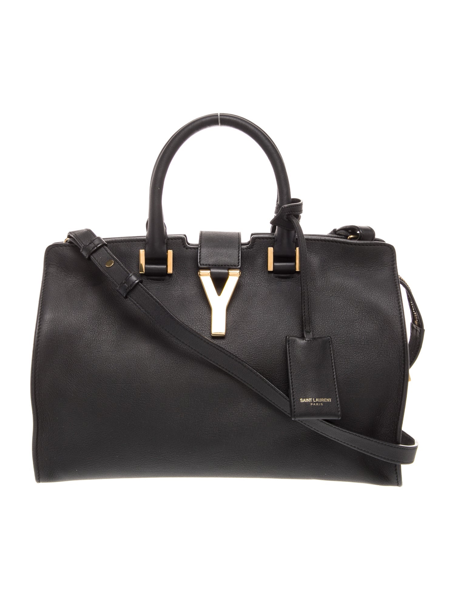 Saint Laurent Leather Y Cabas Small