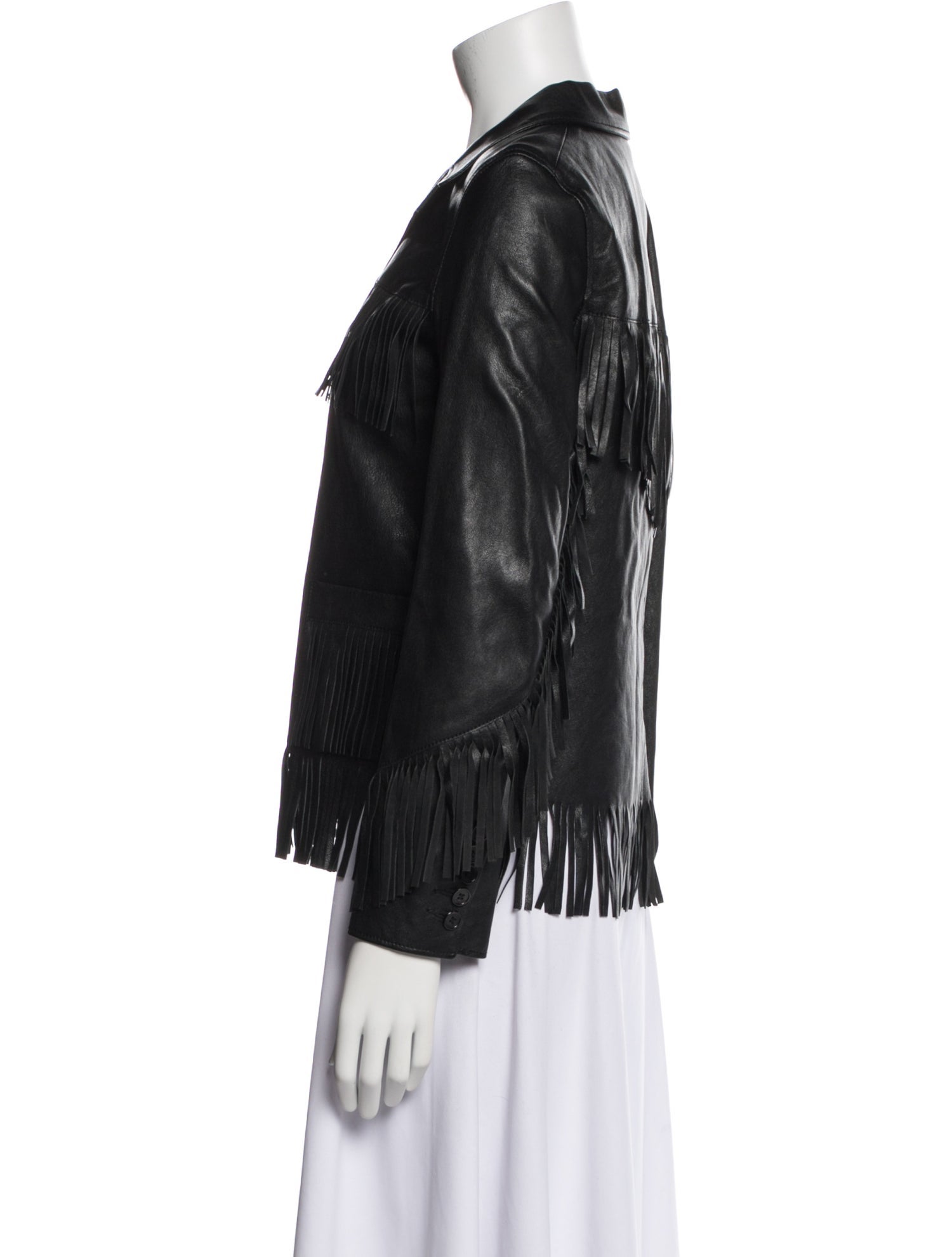Saint Laurent 2015 Lamb Leather Blazer w/ Tags