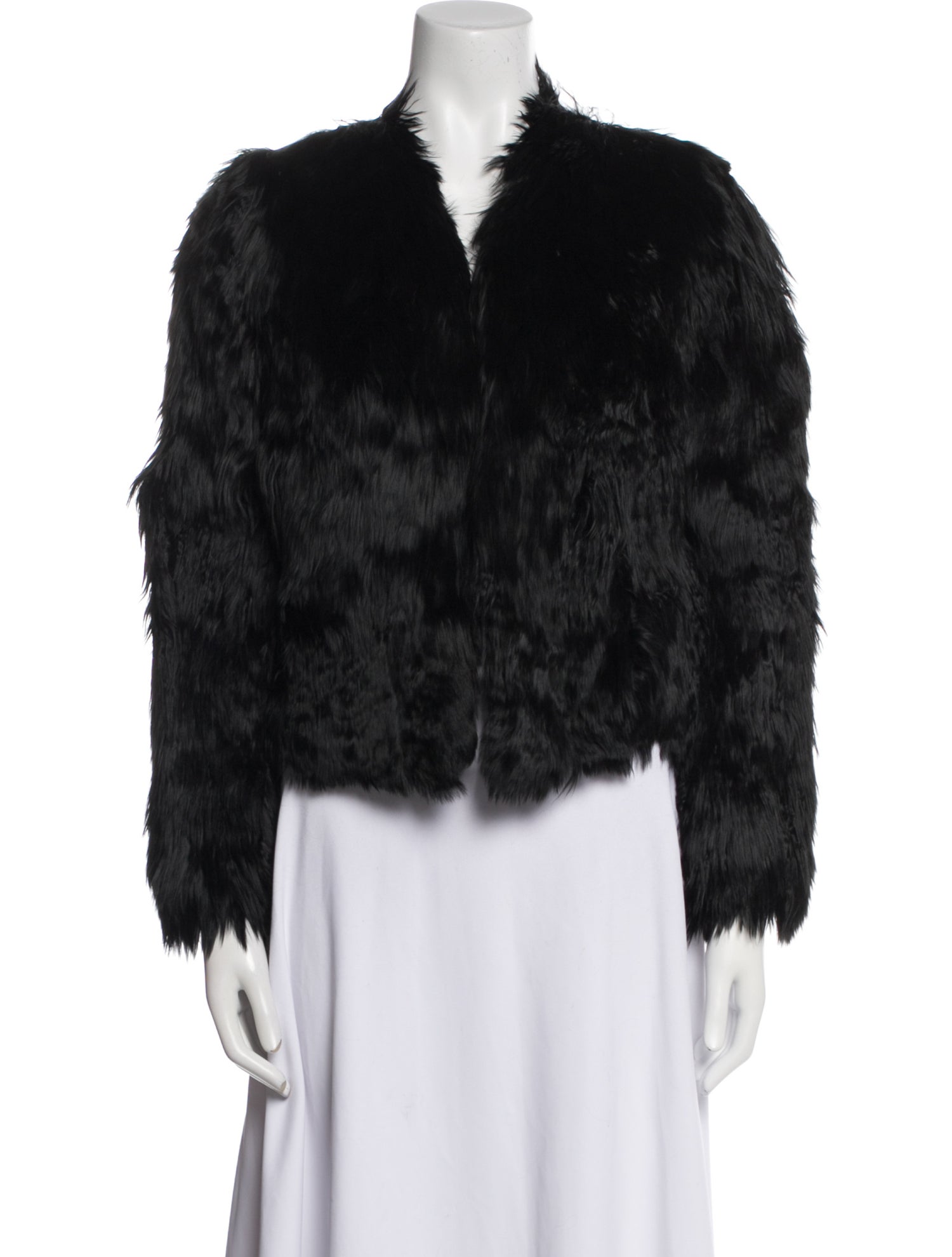 Saint Laurent 2013 Alpaca Faux Fur Jacket