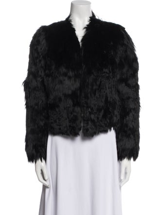Saint Laurent 2013 Alpaca Faux Fur Jacket
