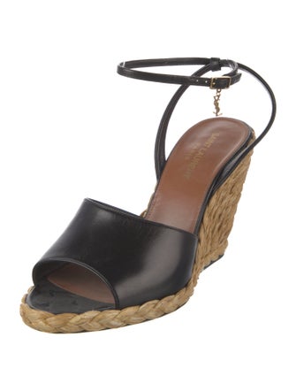 Saint Laurent Leather Espadrilles