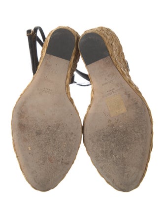 Saint Laurent Leather Espadrilles