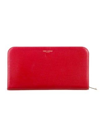 Saint Laurent Leather Continental Leather Continental Wallet