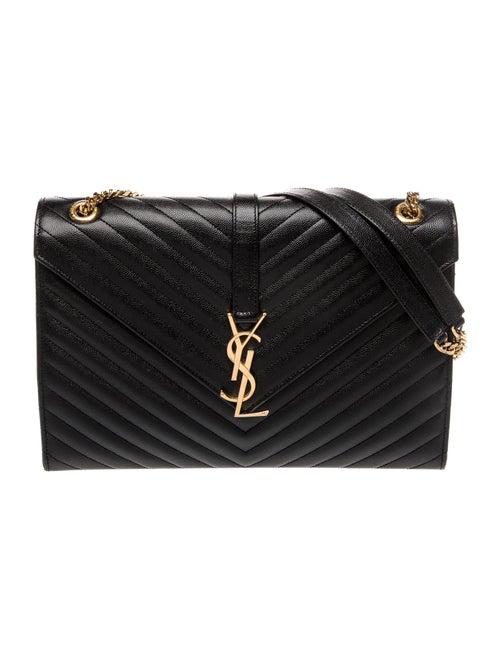 Saint Laurent Leather Envelope Large