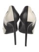 Saint Laurent Leather Colorblock Pattern Pumps