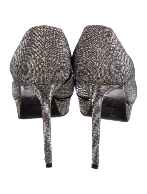 Saint Laurent Glitter Glitter Accents D'Orsay Pumps