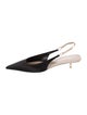 Saint Laurent Satin Slingback Pumps