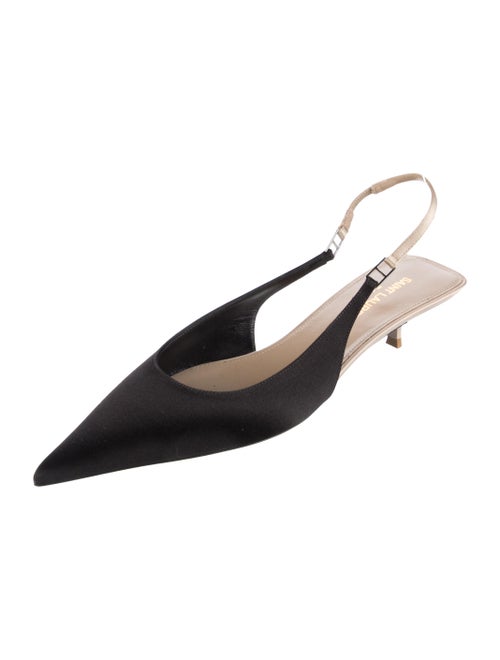 Saint Laurent Satin Slingback Pumps