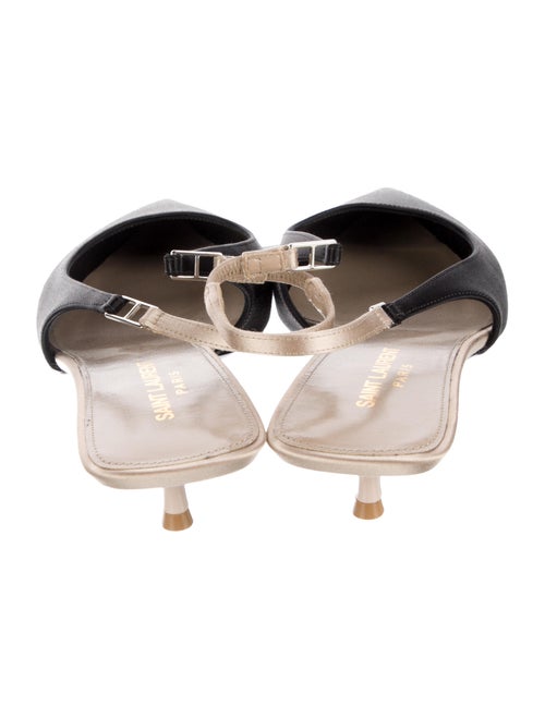 Saint Laurent Satin Slingback Pumps