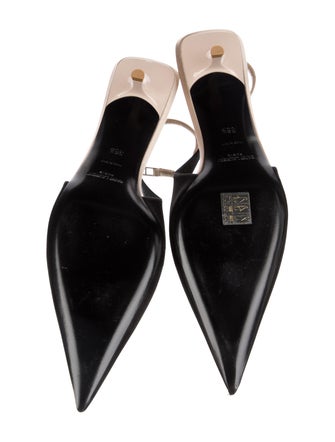 Saint Laurent Satin Slingback Pumps