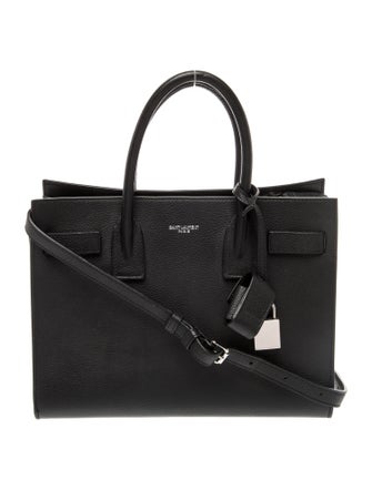 Saint Laurent Leather Sac De Jour