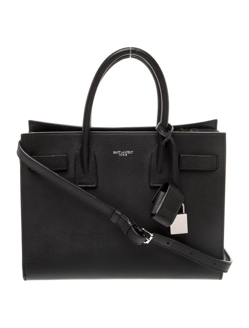 Saint Laurent Leather Sac De Jour