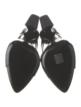 Saint Laurent Patent Leather Slides