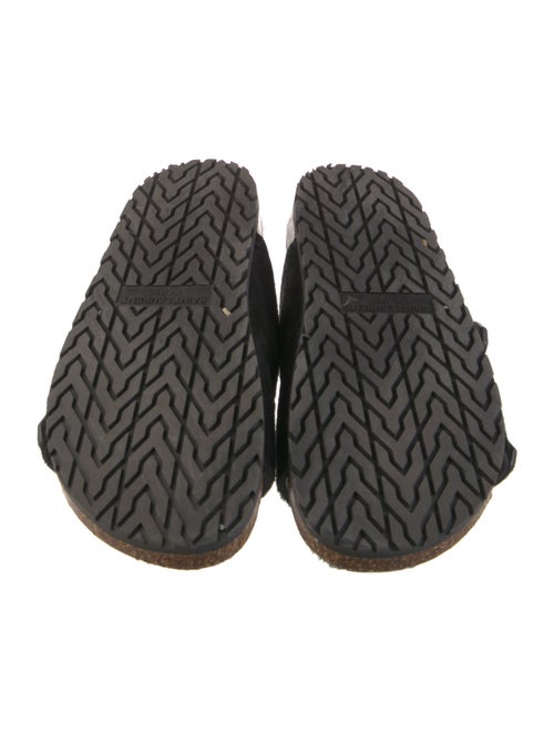 Saint Laurent Ponyhair Slides