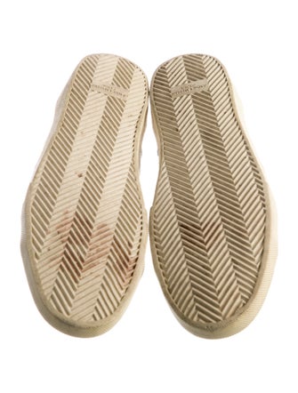 Saint Laurent Leather Patterned Sneakers