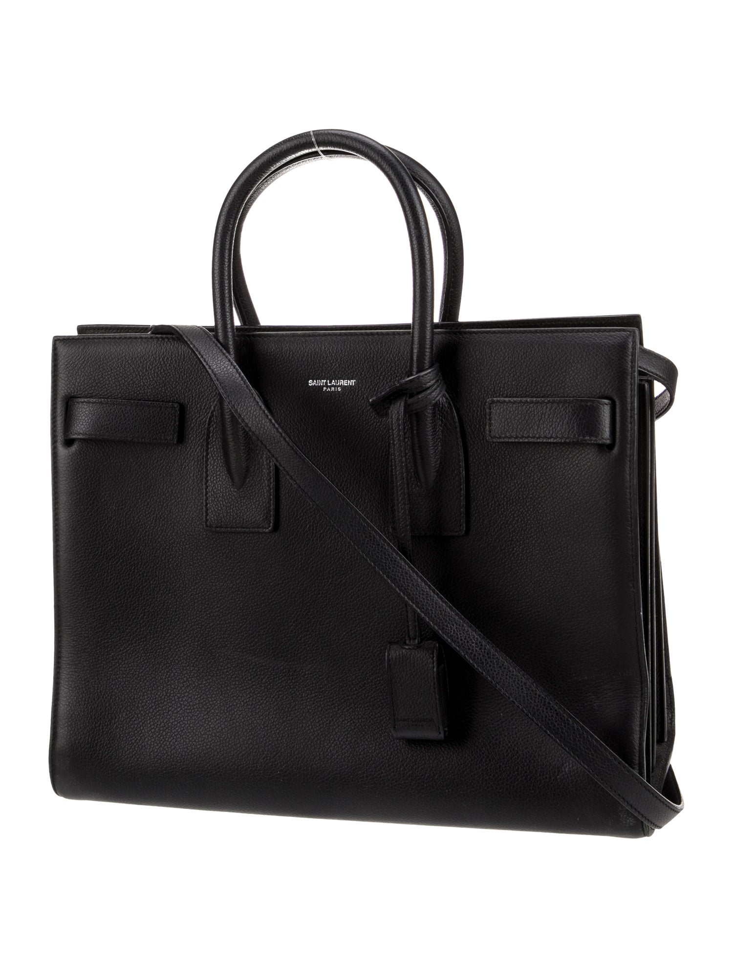 Saint Laurent Leather Sac De Jour Small
