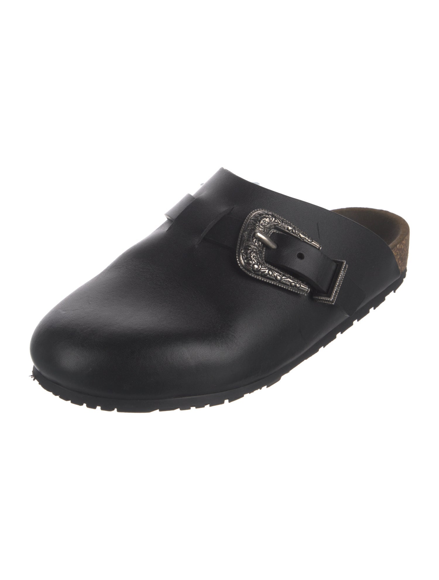 Saint Laurent Leather Slippers