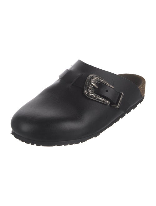 Saint Laurent Leather Slippers