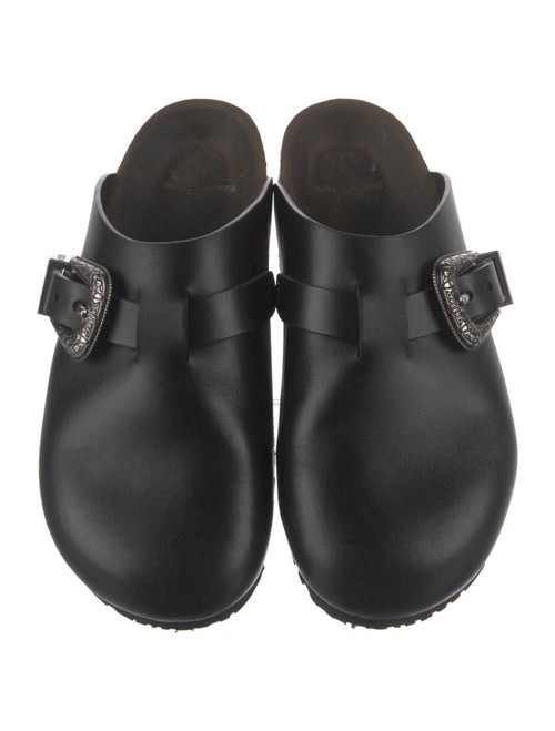 Saint Laurent Leather Slippers