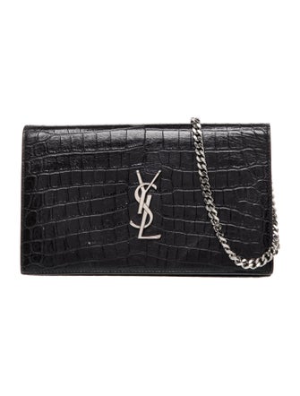 Saint Laurent Embossed Leather Kate