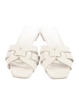 Saint Laurent Leather Slides