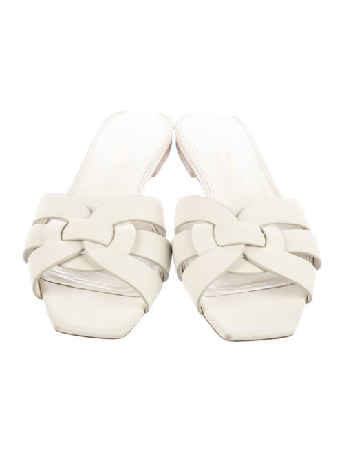 Saint Laurent Leather Slides