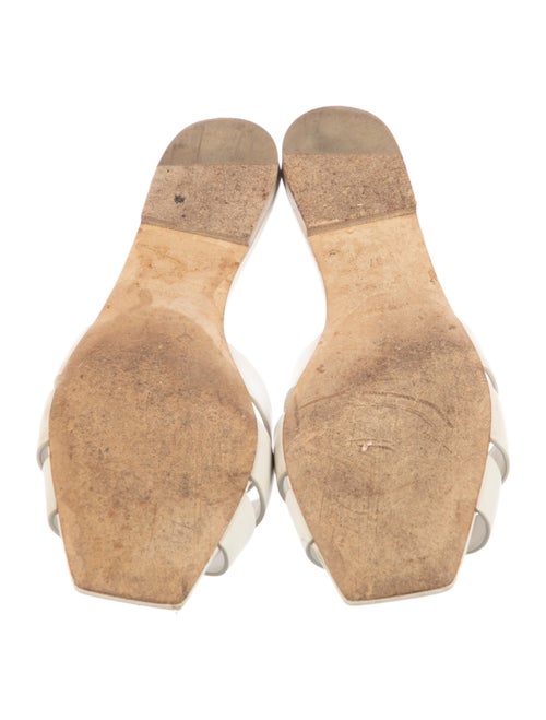 Saint Laurent Leather Slides