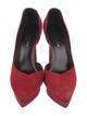 Saint Laurent Suede D'Orsay Pumps