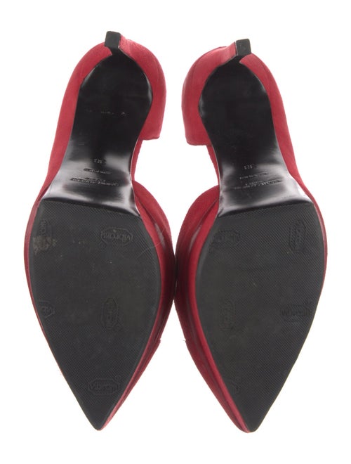 Saint Laurent Suede D'Orsay Pumps